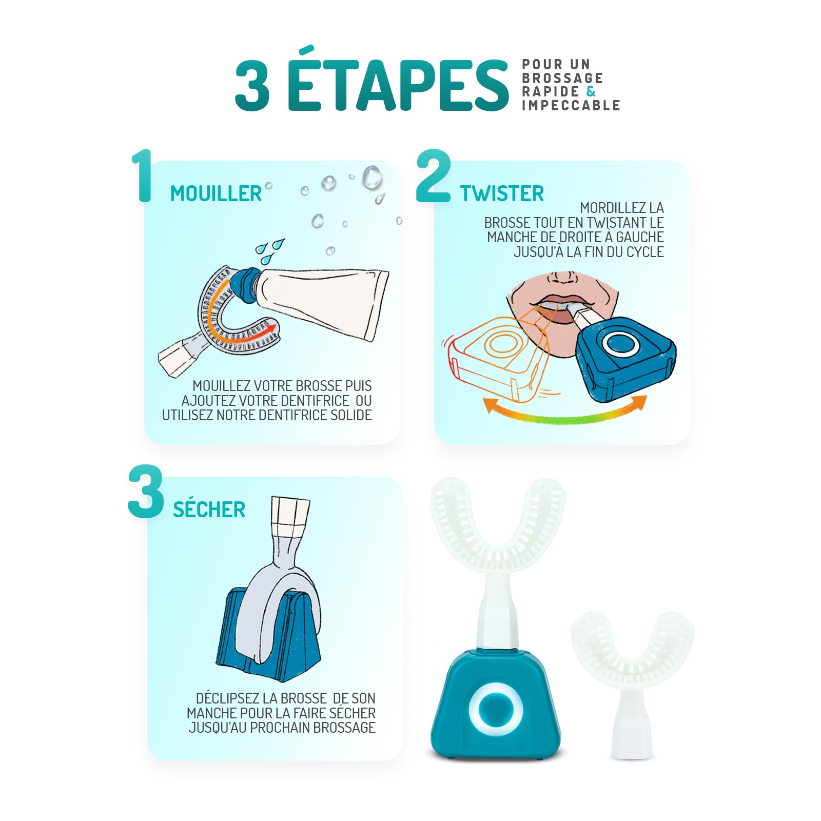 Pack Start Enfant?- Brosse à dent taille S