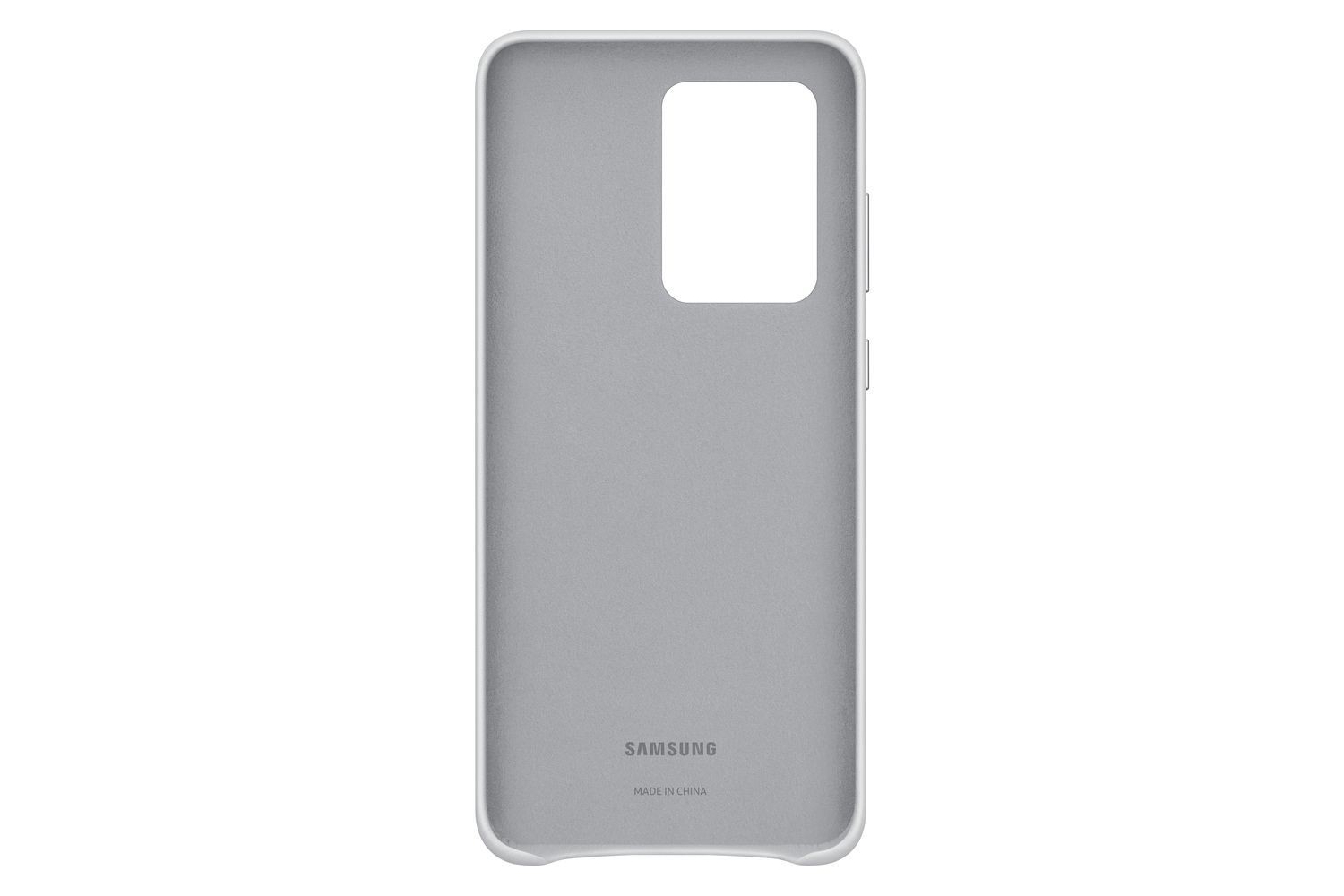 Coque en cuir pour Galaxy S20 ULTRA Gris clair