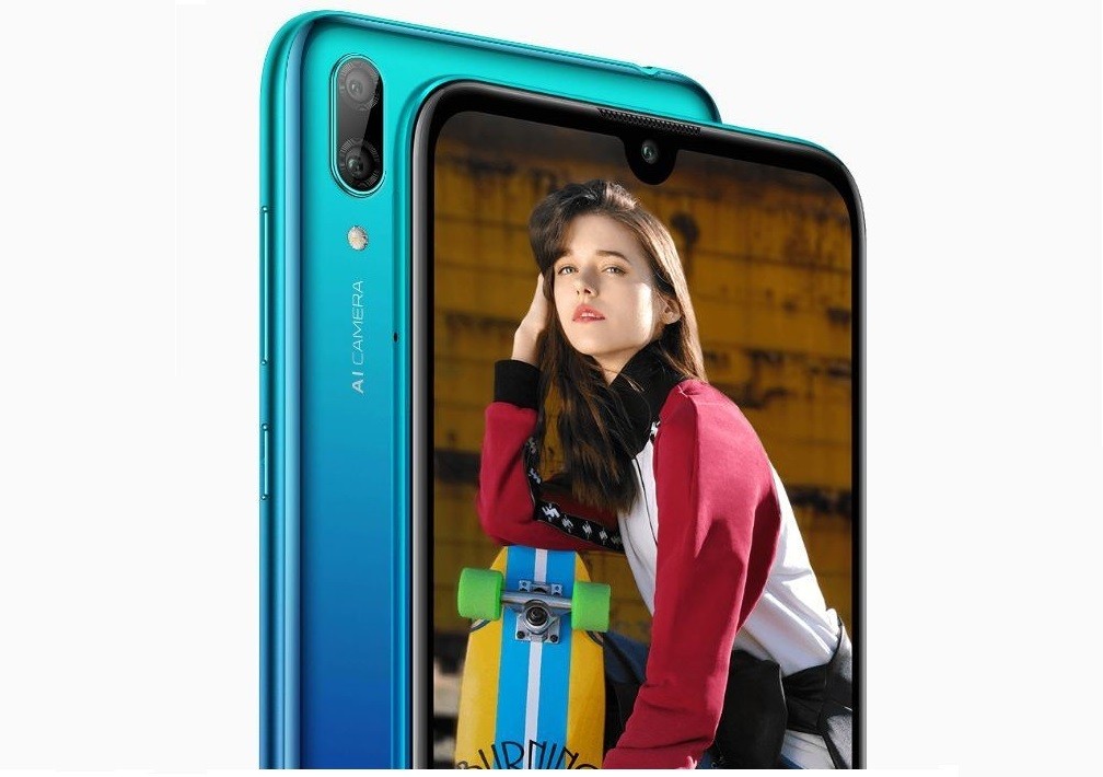 Smartphone Y7 2019 Huawei Bleu