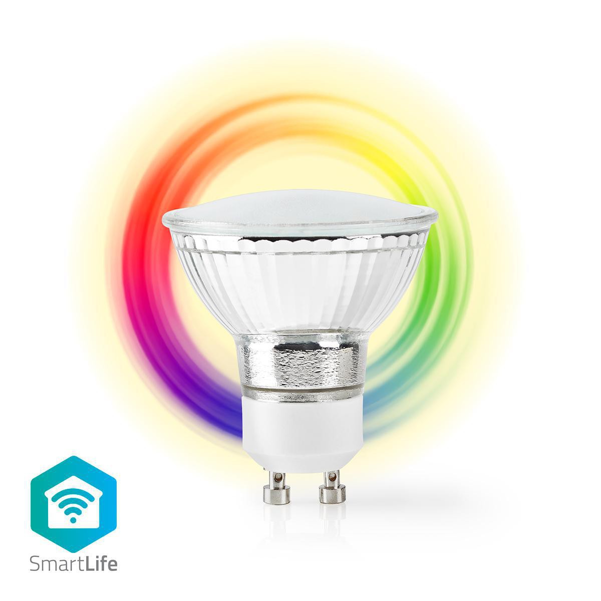 Ampoule LED Intelligente Wi-Fi - Pleine Couleur et Blanc Chaud - GU10