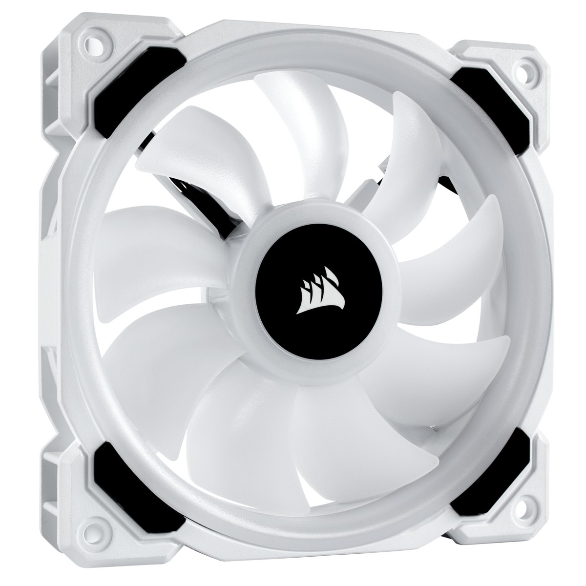 LL Series, White LL120 RGB, 120mm RGB LED Fan, Triple Pack with Lighting Node PRO 