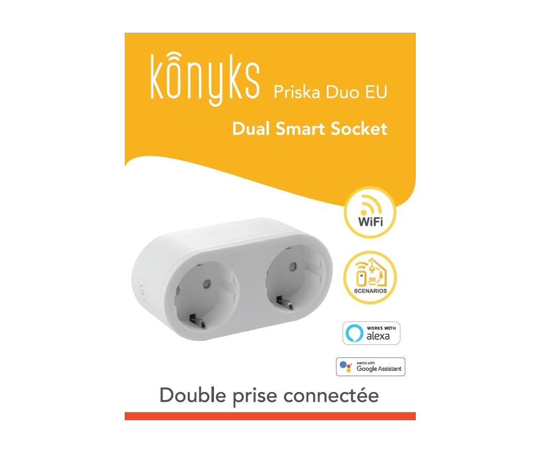Priska Duo EU - Multiprise connectée avec compteur d'énergie