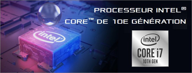 Processeur Intel Core i7 10th