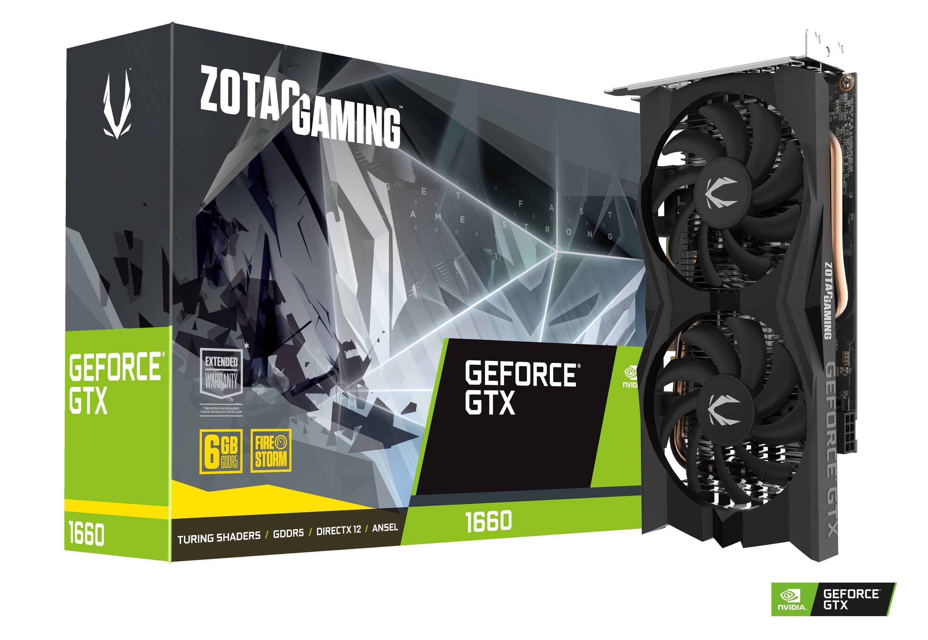 Geforce GTX 1660 - TWIN FAN - 8 Go