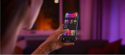 Philips Hue Plafonnier Infuse L Hue Noir commande Bluetooth