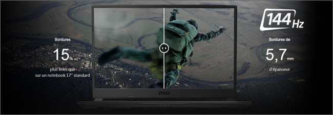 MSI GP73 - Ecran Full HD 140 Hz