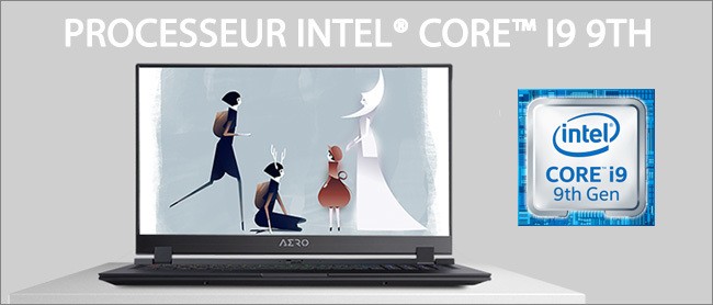 Aero 17 - Processeur Intel Core i9 9th