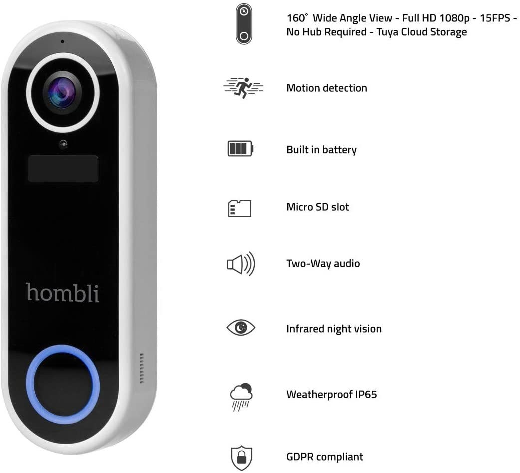Smart Doorbell - Sonnette connectée 1080p