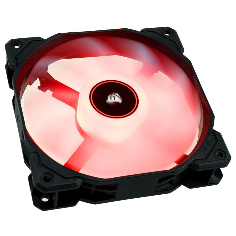 AF120 LED 2018 - LED Rouge - 1 ventilateur - 12 cm