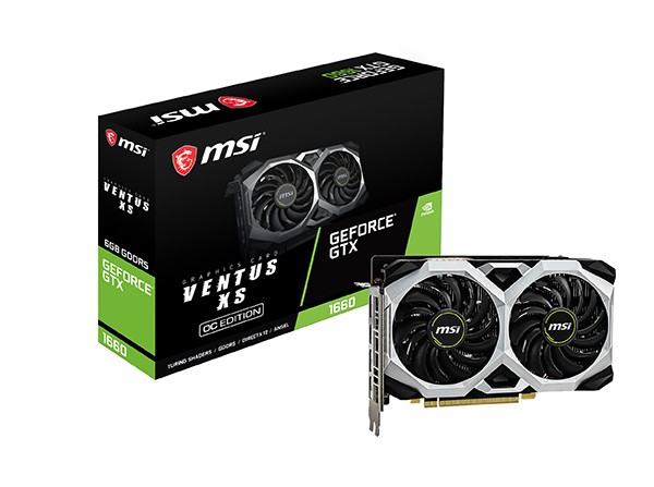 MSI geforce gtx 1660 ventus xs oc 6 go