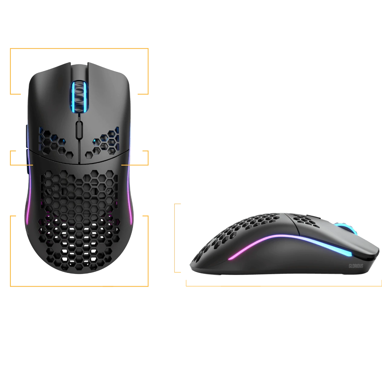 Model O Souris Gaming - Sans fil - Blanc Mat  Matt