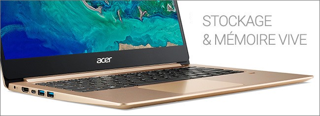 Acer Swift 1 - Stockage