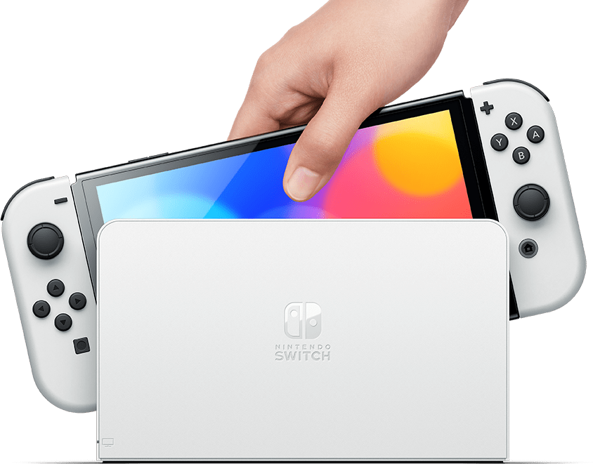 Nintendo Switch OLED blanche