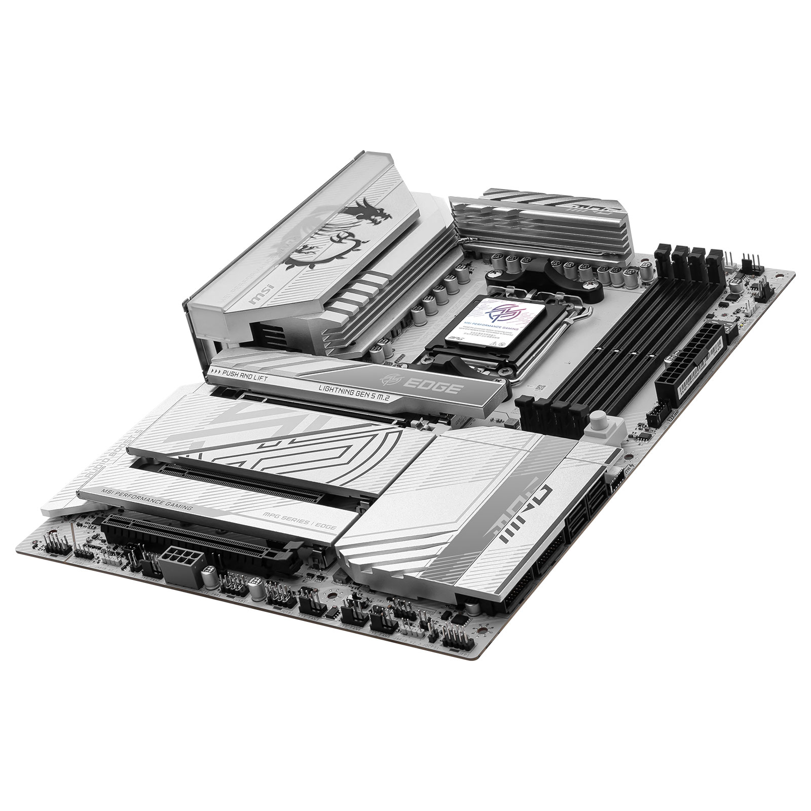 マザーボード MSI MPG X870E EDGE TI WIFI AMD Ryzen MSI MPG X870E EDGE TI WIFI - Carte mère - Rue du Commerce