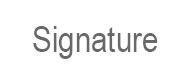 Signature