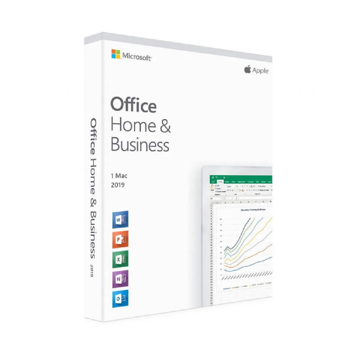 Microsoft Office 2019 Famille et Petite Entreprise pour Mac (Home & Business) - Licence à télécharger - Livraison rapide 7/7j