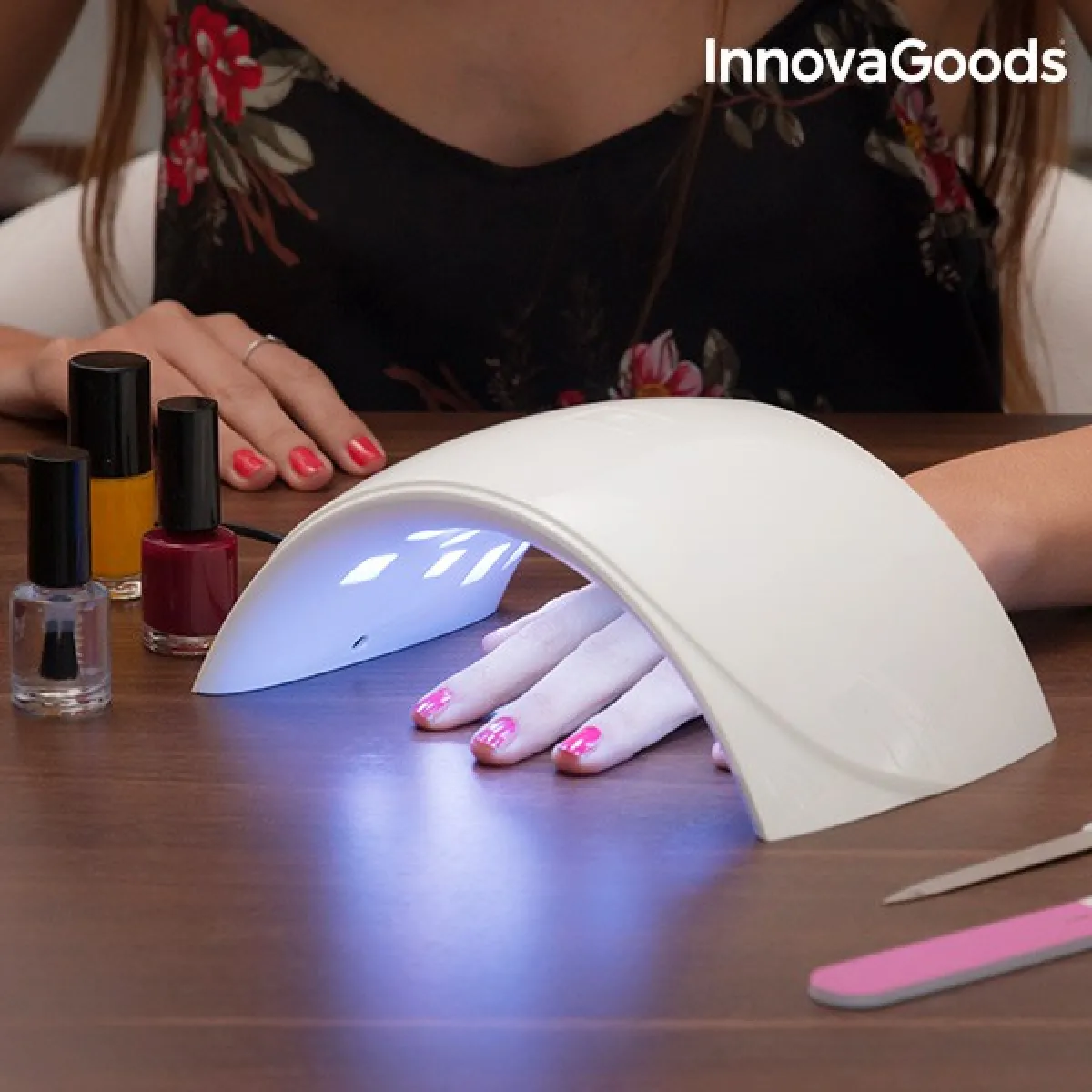 Lampe LED UV professionnelle pour ongles avec capteur de présence - Accessoire manucure sechage des ongles pas cher