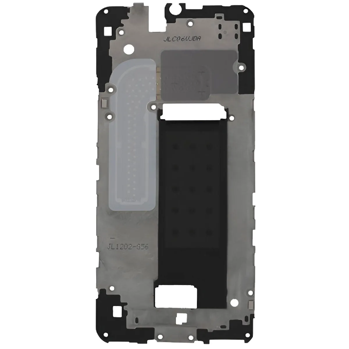 Samsung Châssis de LCD pour Samsung Galaxy Xcover 7 Original Service Pack Noir