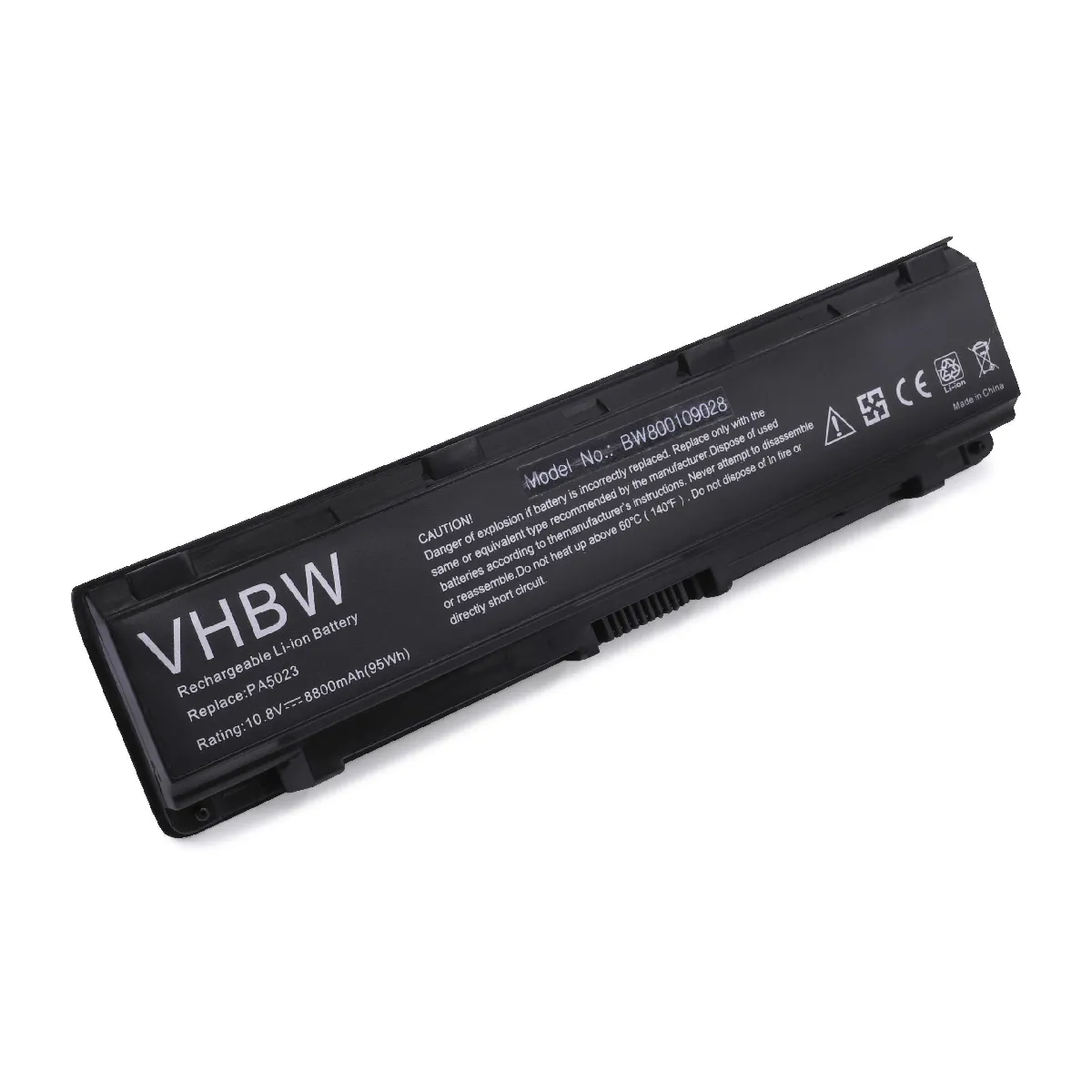 vhbw batterie compatible avec Toshiba Satellite Pro S875, S875D laptop (8800mAh, 10.8V, Li-Ion, noir)