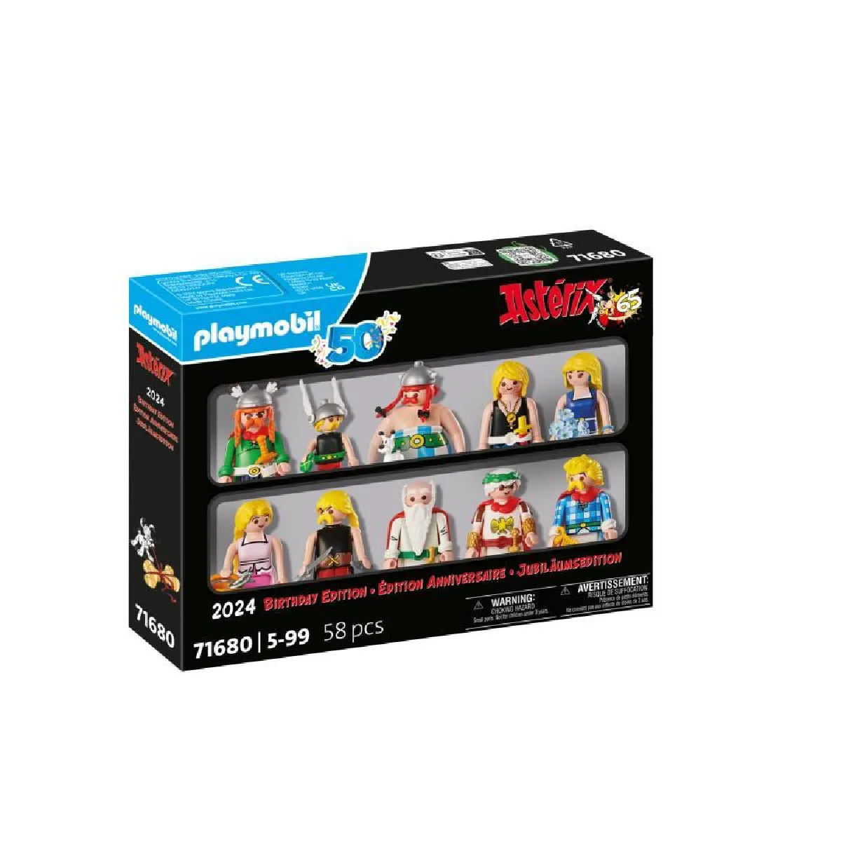 71680 Coffret personnages Asterix : césar irréductibles gaulois