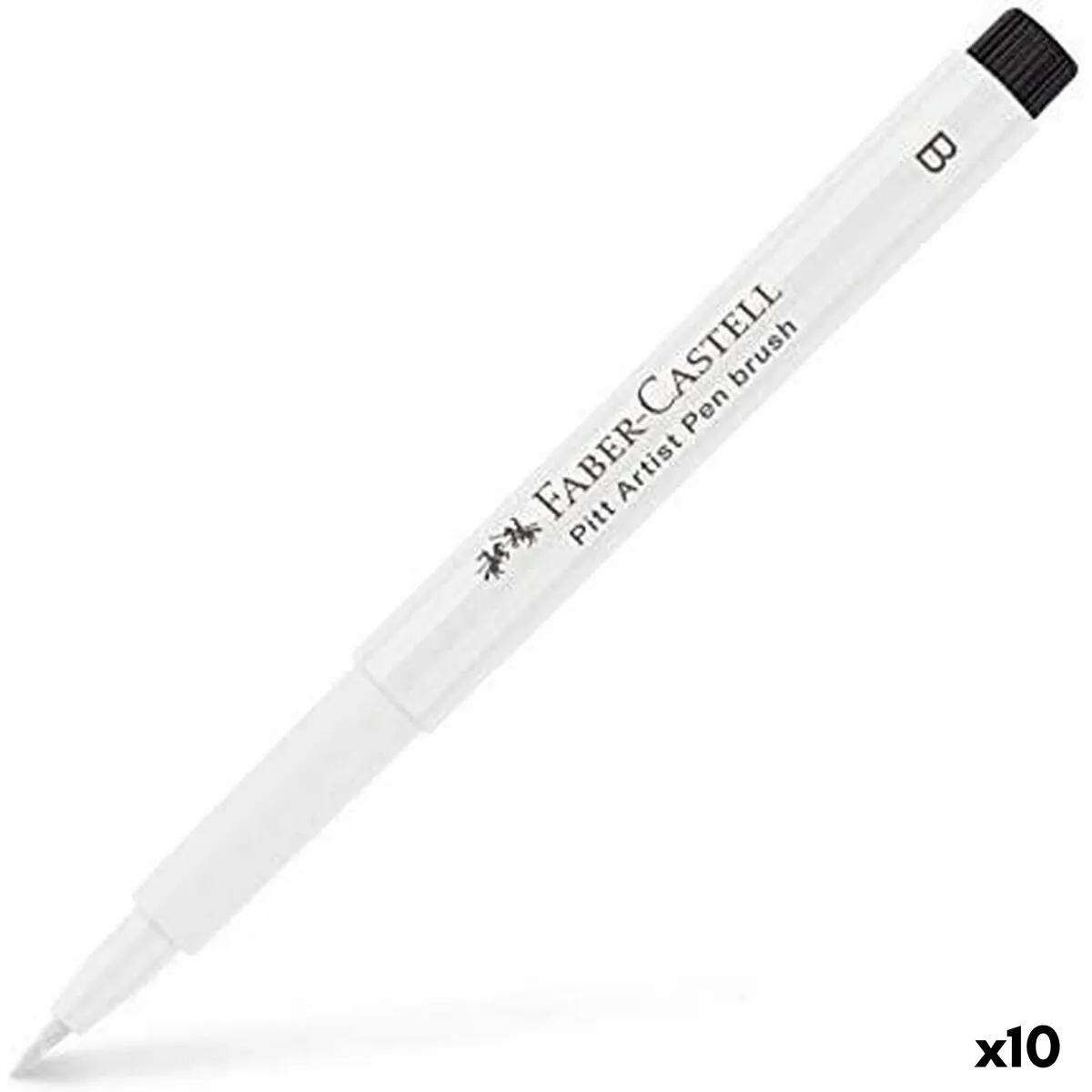 Feutres Faber-Castell Pitt Artist Blanc 10 Unités