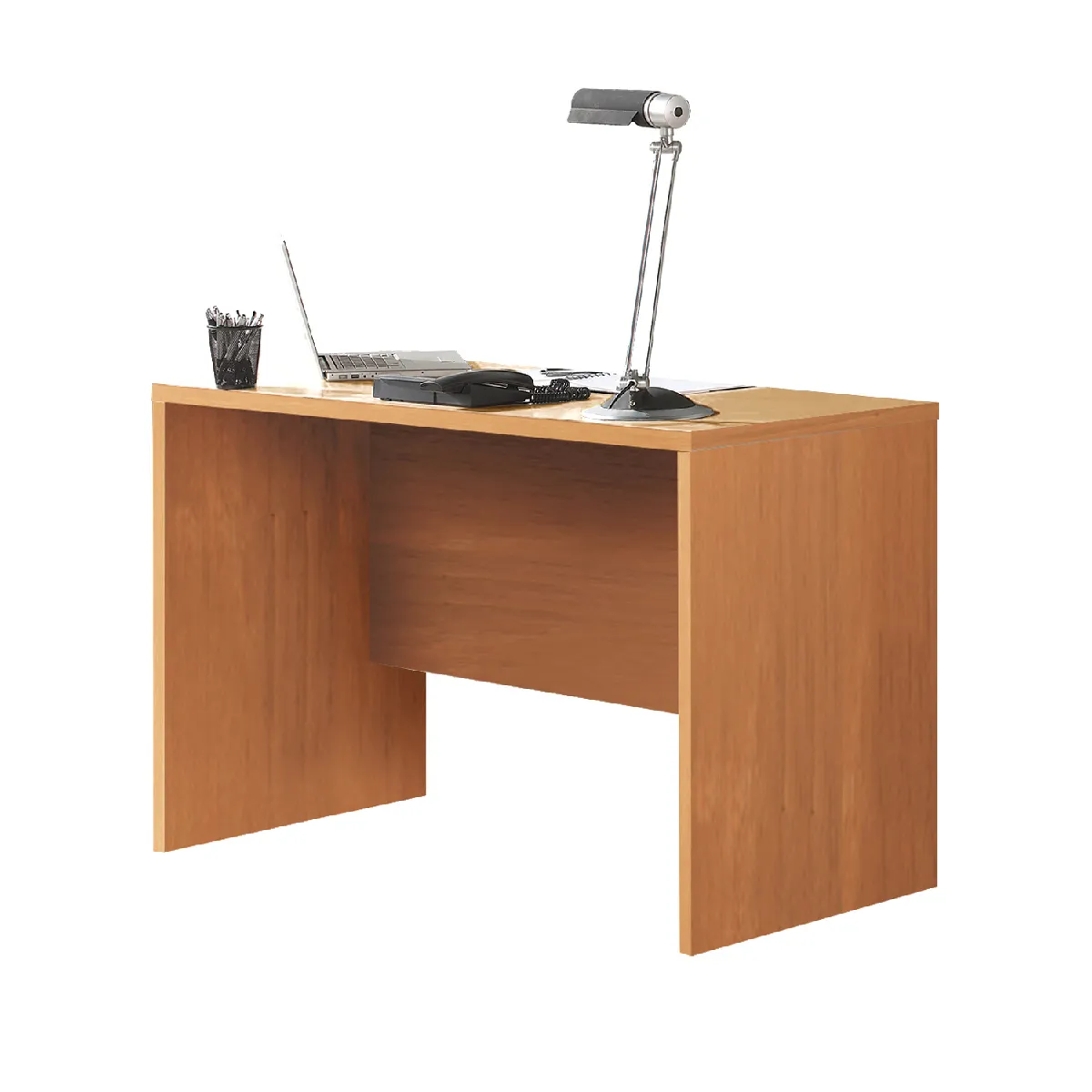 Bureau coloris merisier - longueur 120 x profondeur 60 cm