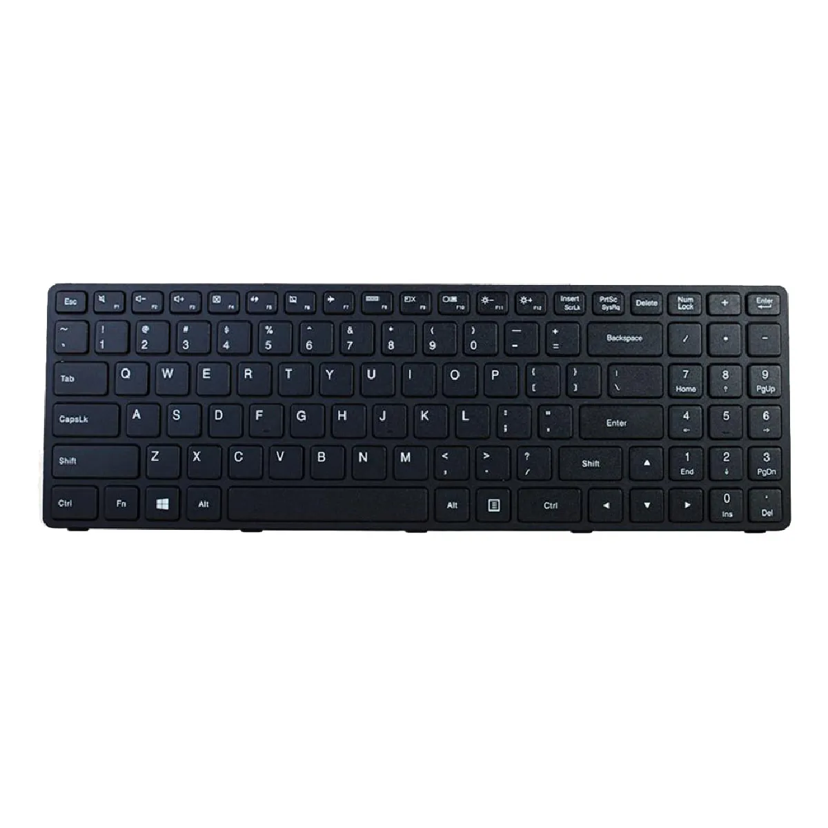 Clavier d'ordinateur Portable Claviers Gamers en Plastique ABS pour Lenovo Ideapad 100-15IBD