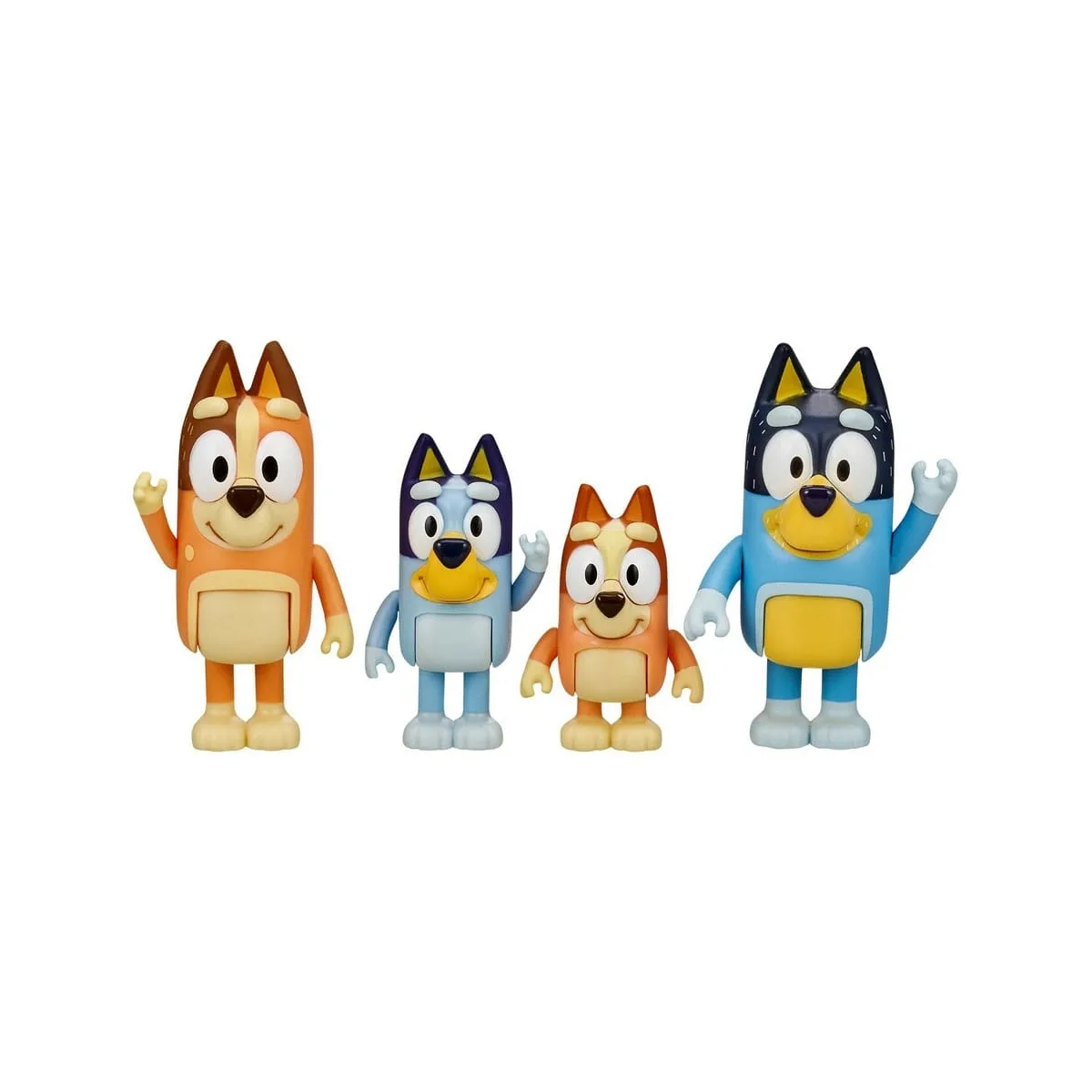 Bluey - Pack 4 figurines Bluey