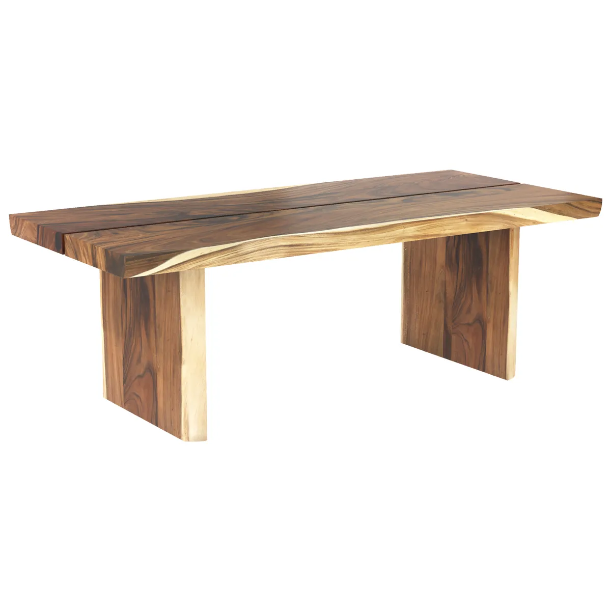 Table rectangulaire Tanah 10 personnes en bois 240 cm