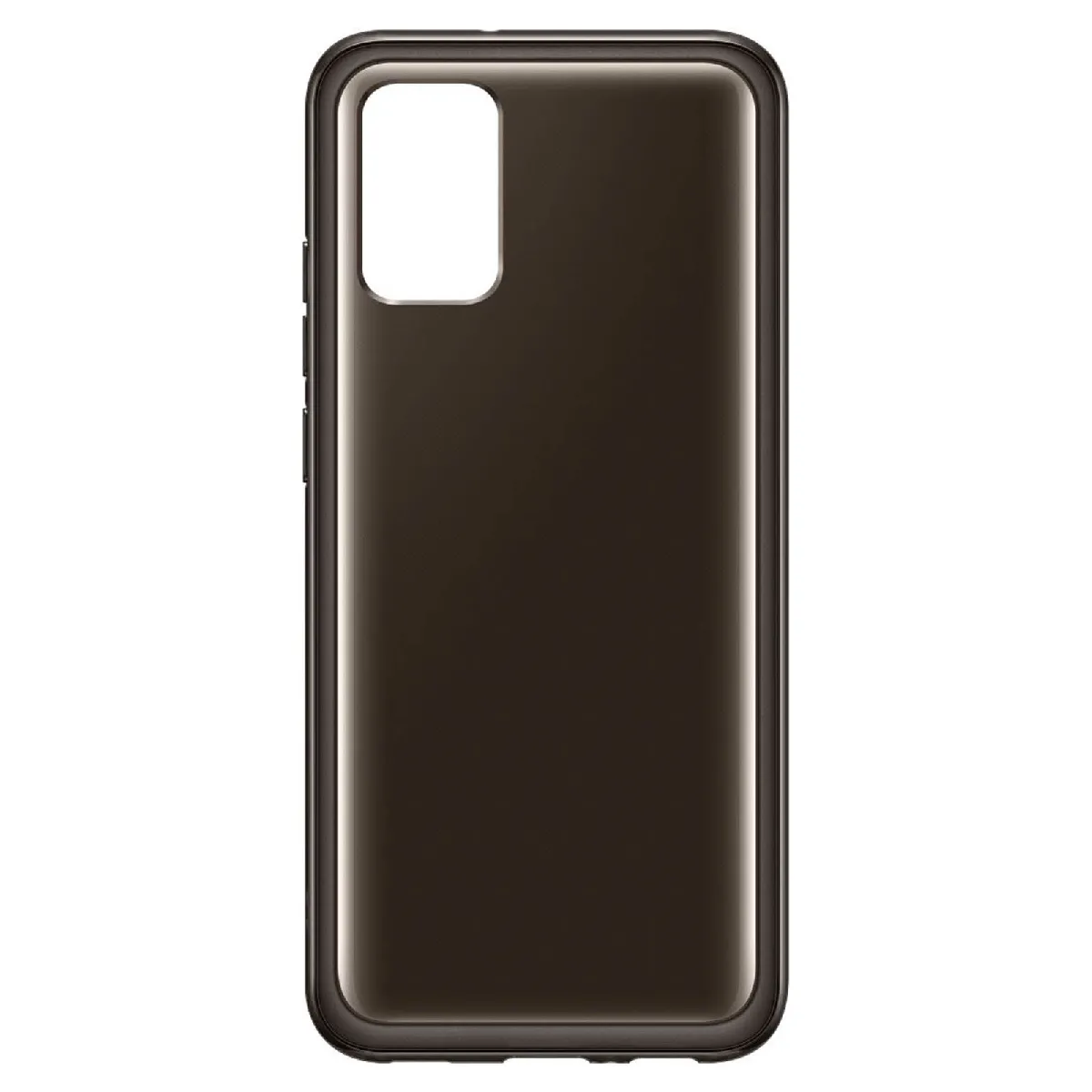 Coque Samsung Galaxy A02s Silicone Souple Fine Légère Original Clear Cover Noir