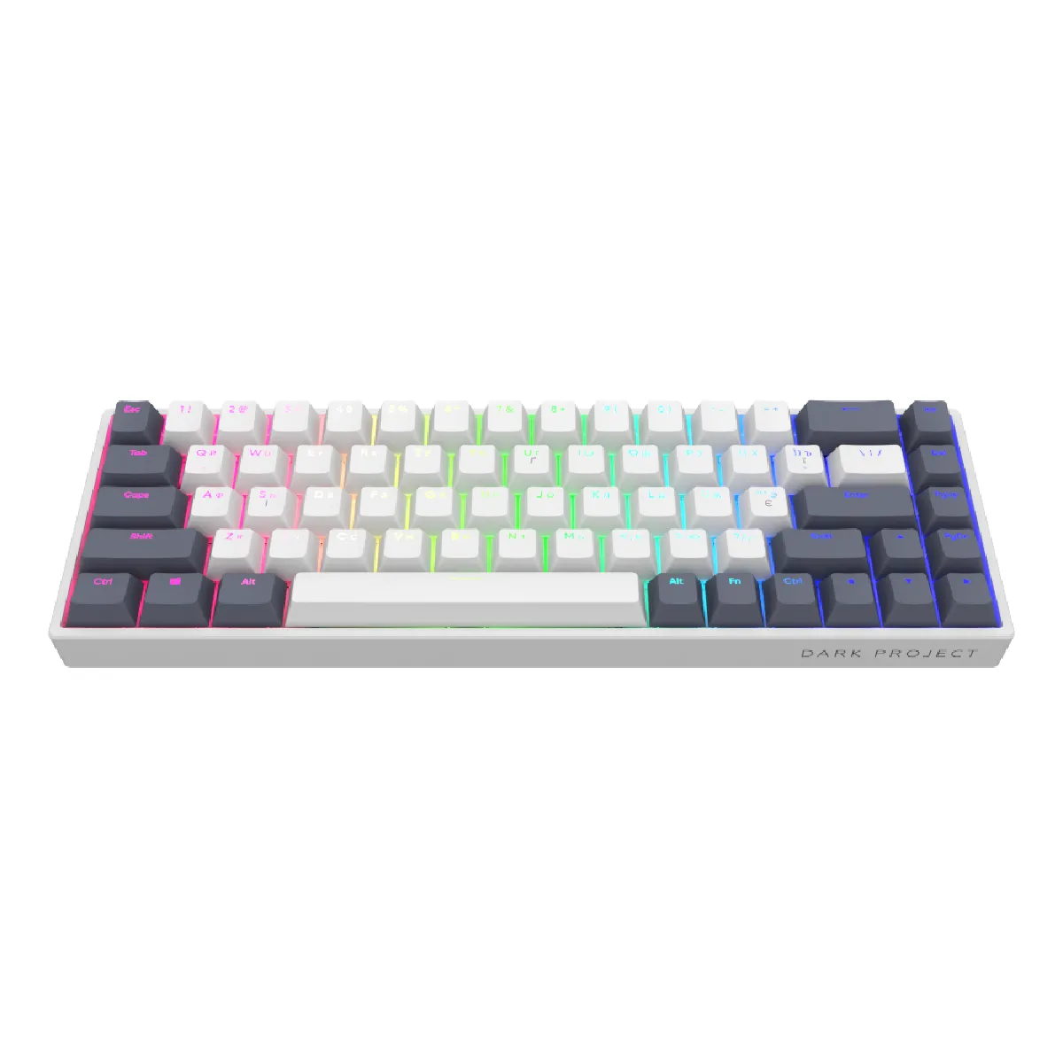 Dark Project KD68B Bleu marine/blanc - G3MS Mech. RGB (ENG)