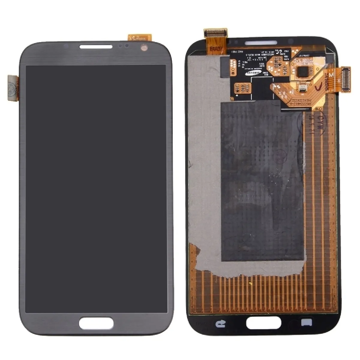 Pour Samsung Galaxy Note II gris / N7100 LCD + Touch Pad Assemblage de numériseur foncé pièce détachée 2 en 1