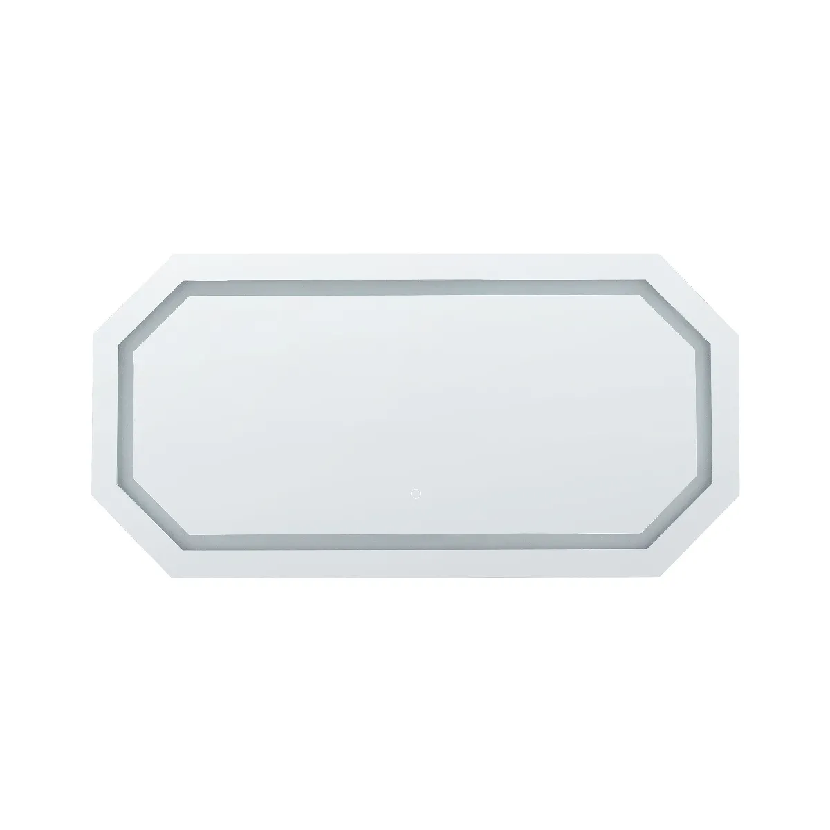 Miroir à LED argenté 120 x 60 cm LOCMARIAQUER