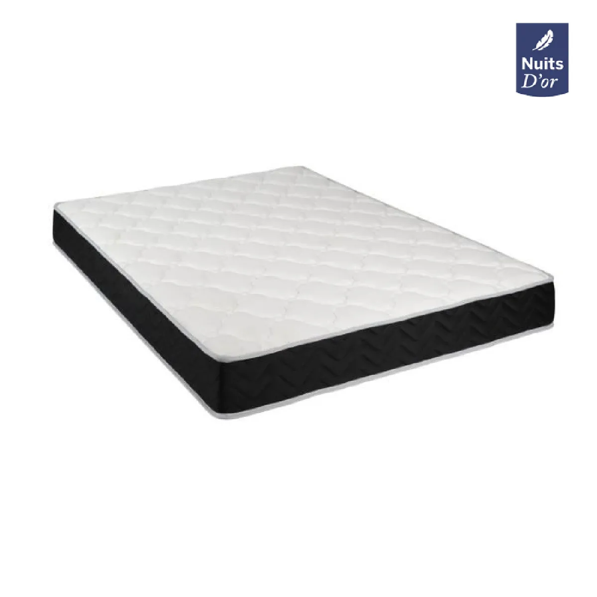 Nuit de Rêve Matelas 140x200 Latex + Aertech - Hauteur 20 Cm - Soutien Ferme - Orthopédique