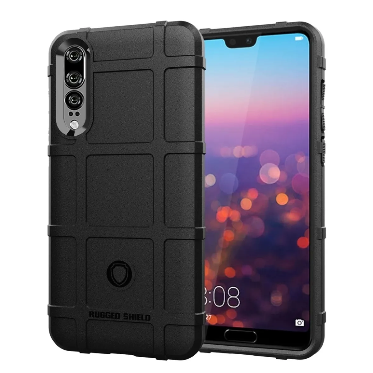 Coque TPU antichoc à couverture complète pour Huawei P20 Pro (Noir)