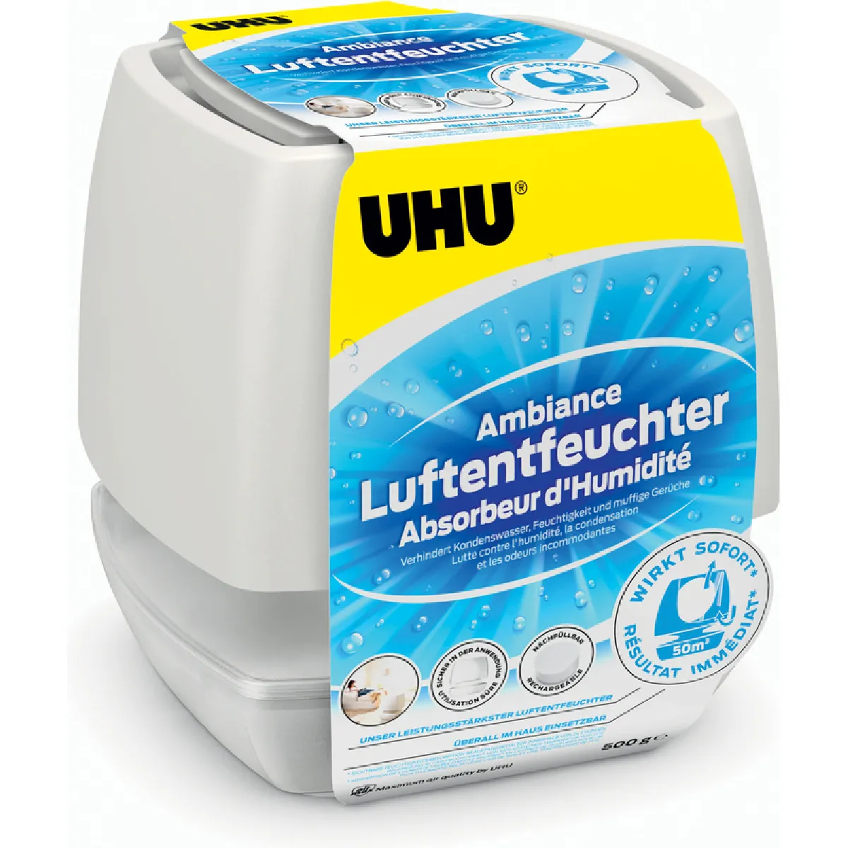 UHU Absorbeur d"humidité airmax Ambiance, 500 g, blanc ()