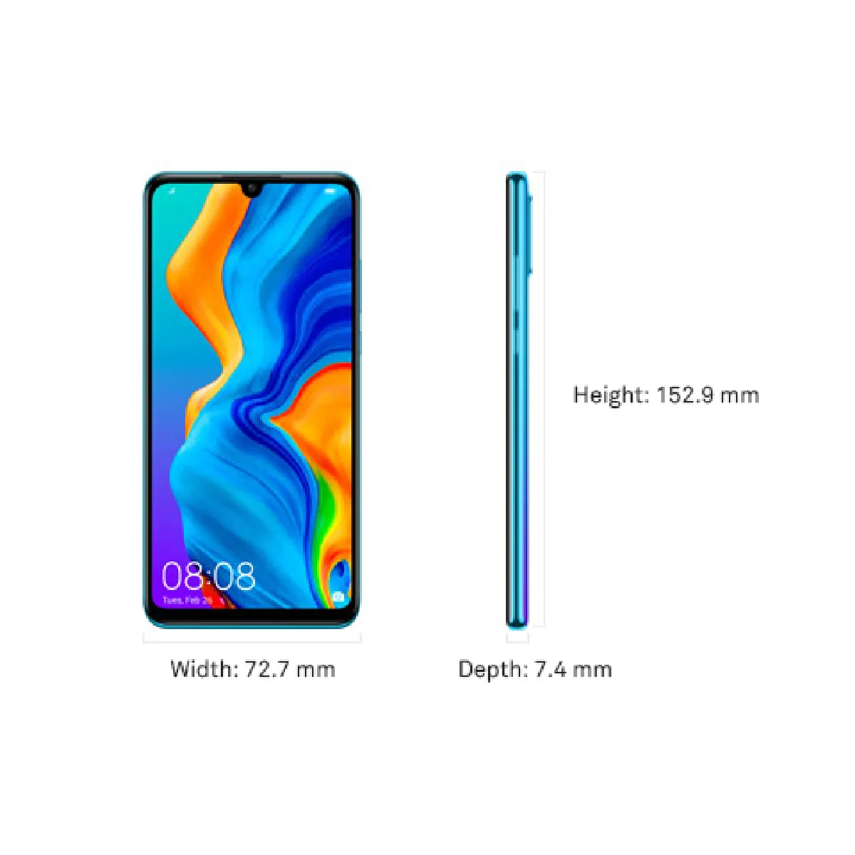 HUAWEI P30 Lite 6+128 Go - Bleu