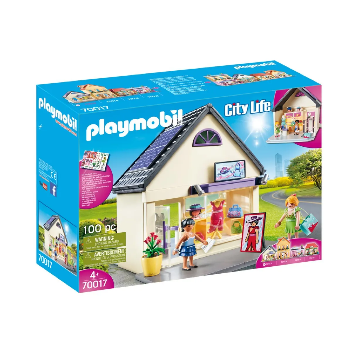 PLAYMOBIL 70017 City Life - Boutique de mode