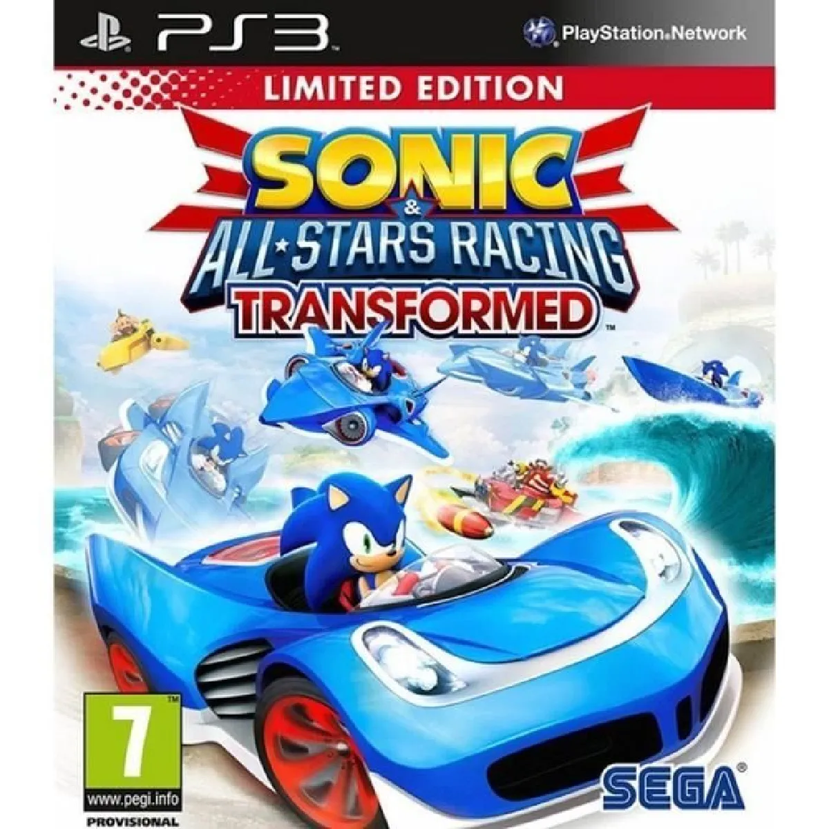 Sonic & Sega Allstar Racing Transformed Ed. Limitée PS3 - 118542