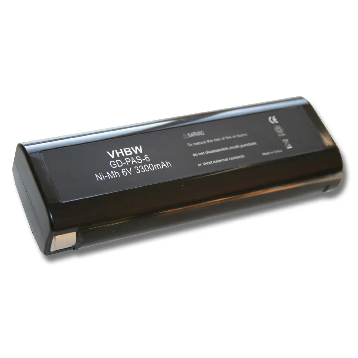 vhbw Batterie compatible avec Paslode IM350/90 CT, IM350A, IM350ct, IM45 CW, IM50 F18, IM65A F16 outil électrique (3300mAh NiMH 6V)