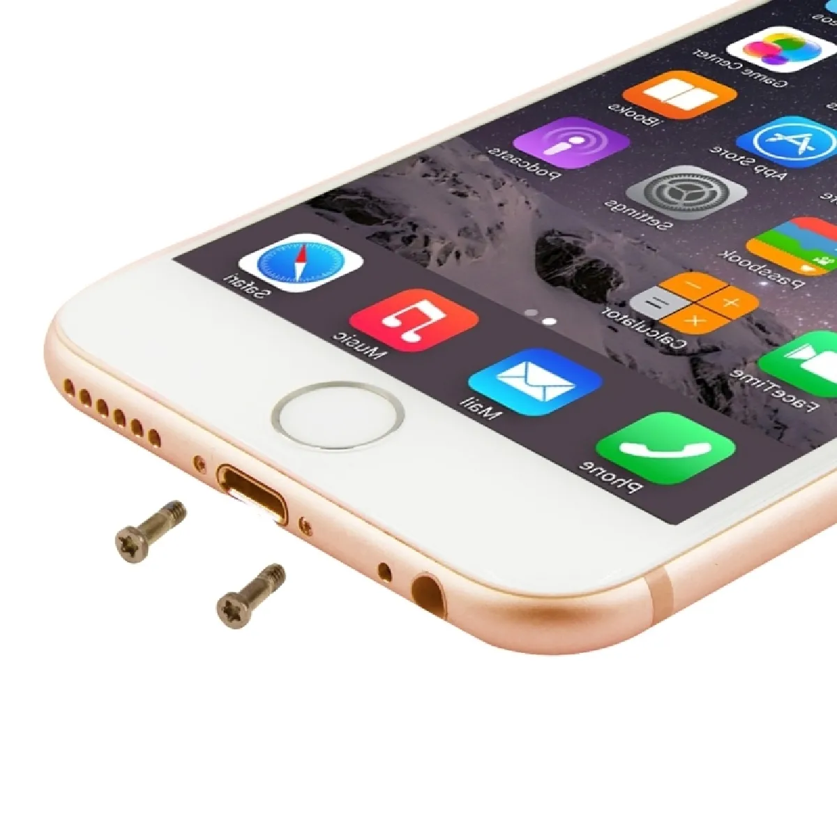 Pour iPhone 6s & 6s or plus vis de port de charge universelles 100 PCS pièce détachée