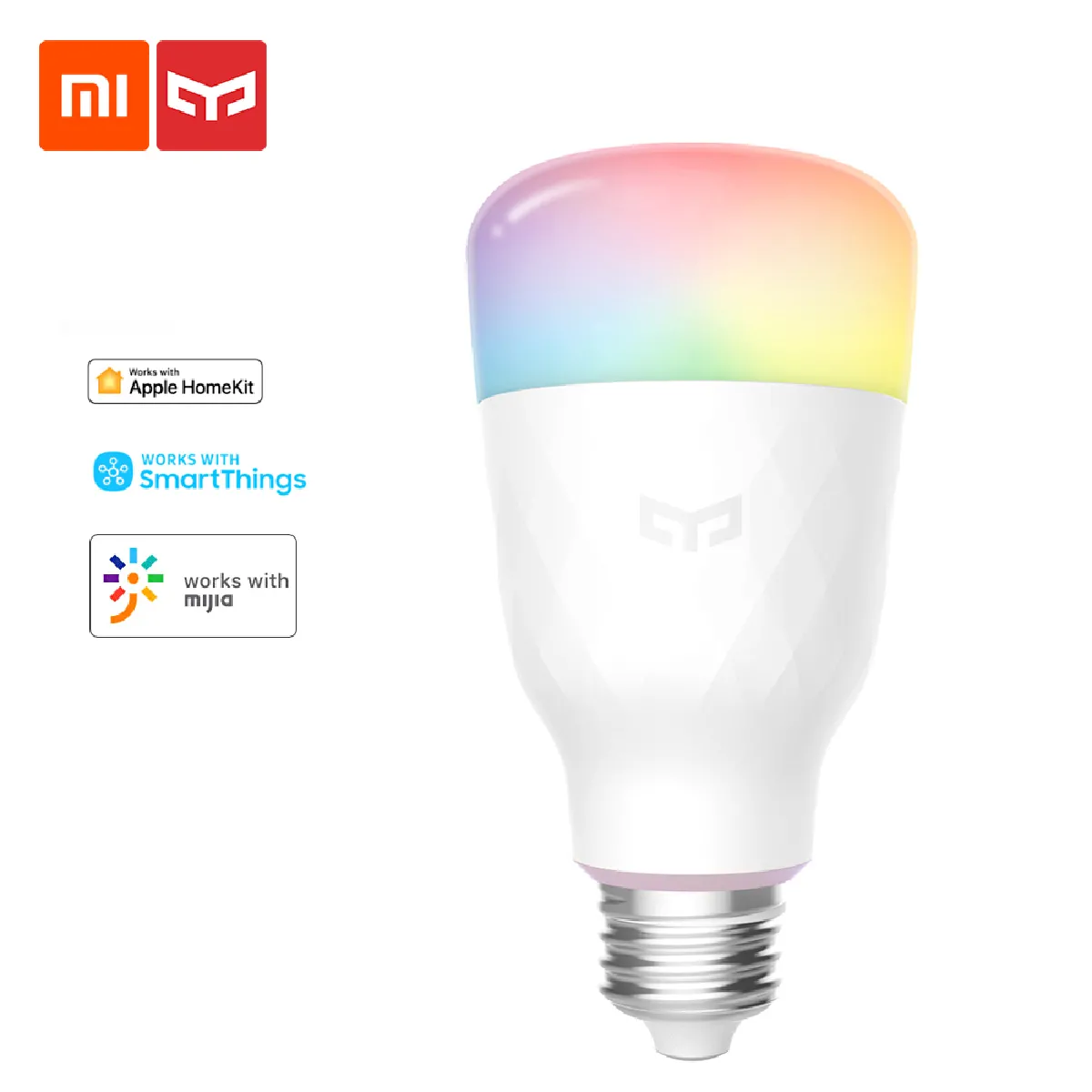 Xiaomi Yeelight Smart LED Ampoule 1S Version couleur YLDP13YL 8.5W RGB Support de lampe de table de bureau avec support APP Contro