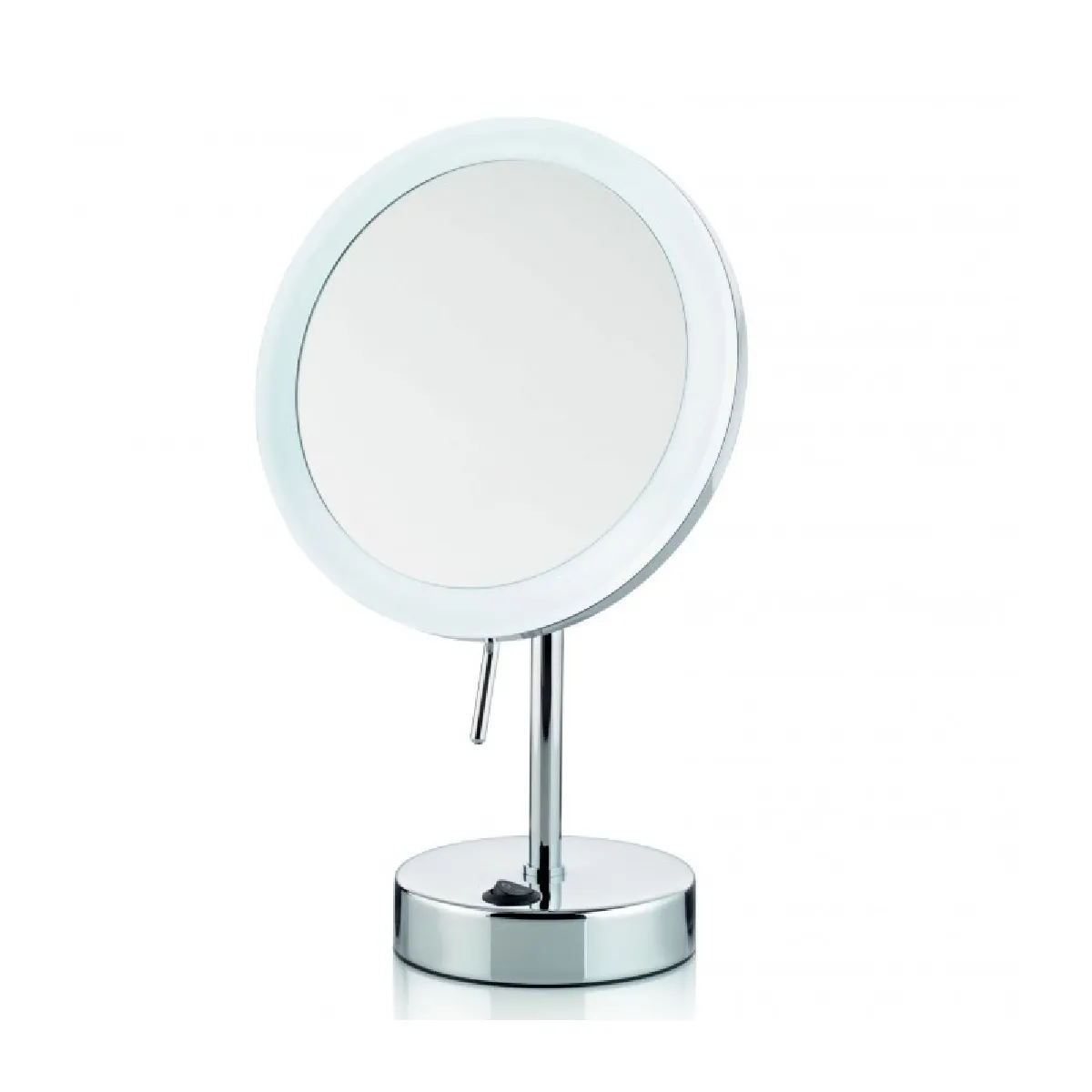 Miroir Grossissant x 5 Lumineux Led Rond sur Pied Orientable