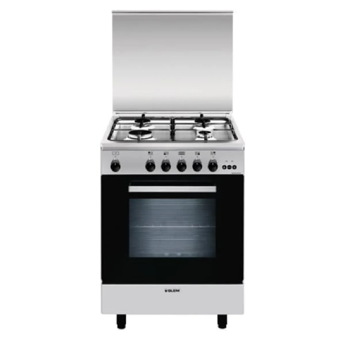 A664VI Cuisinière à Gaz 64L Sécurité Gaz Acier Inoxydable