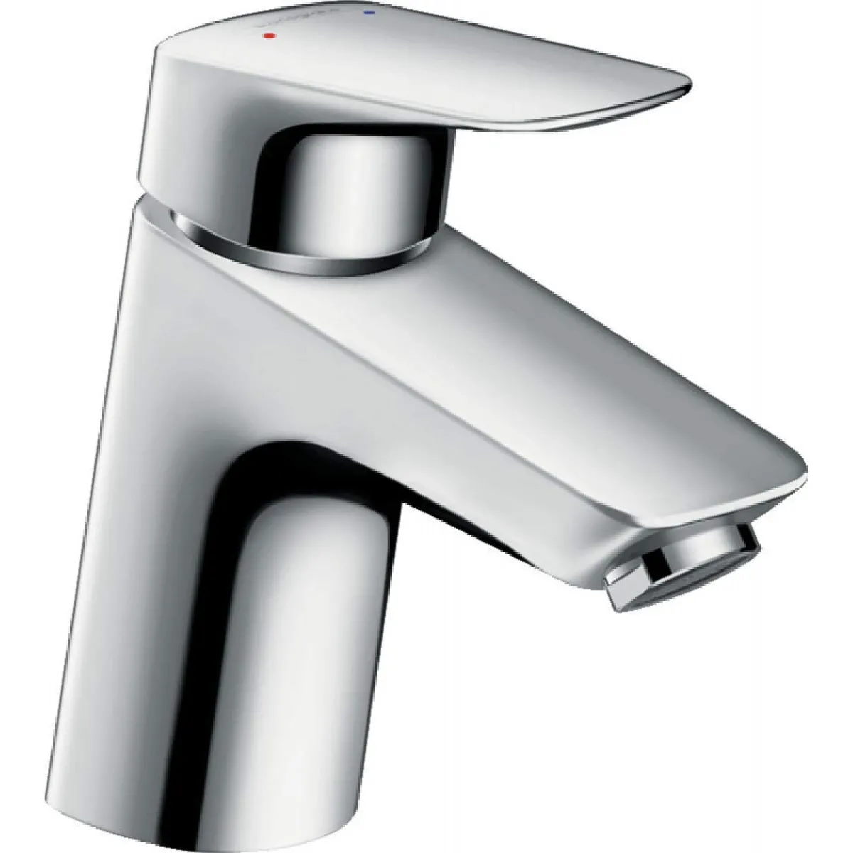 HANSGROHE - 753065 - Mitigeur de lavabo Mitigeur de Lavabo de Salle de Bain MyCube avec Tirette de Vidage