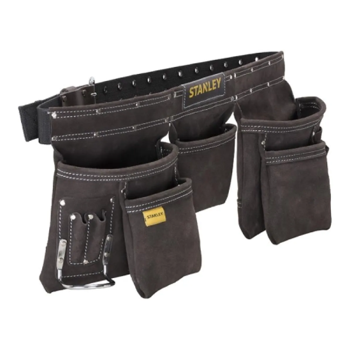 Porte-outils cuir double ceinture