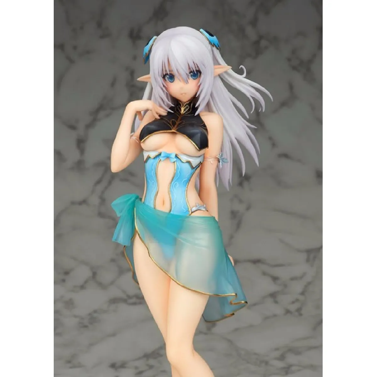 Anime Jouet Lame Brillante Femme Elena Maillot de Bain Princesse Elfe PVC Action Jouet Collection Modèle Jeu Poupée   Action People(Coloré)