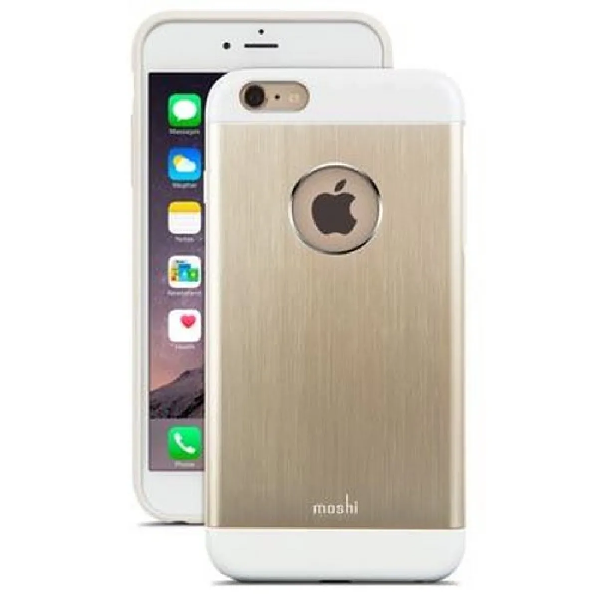 Moshi Coque iPhone 6/6Plus/6S/6SPlus Ultrafine iGLAZE ARMOUR Dorée