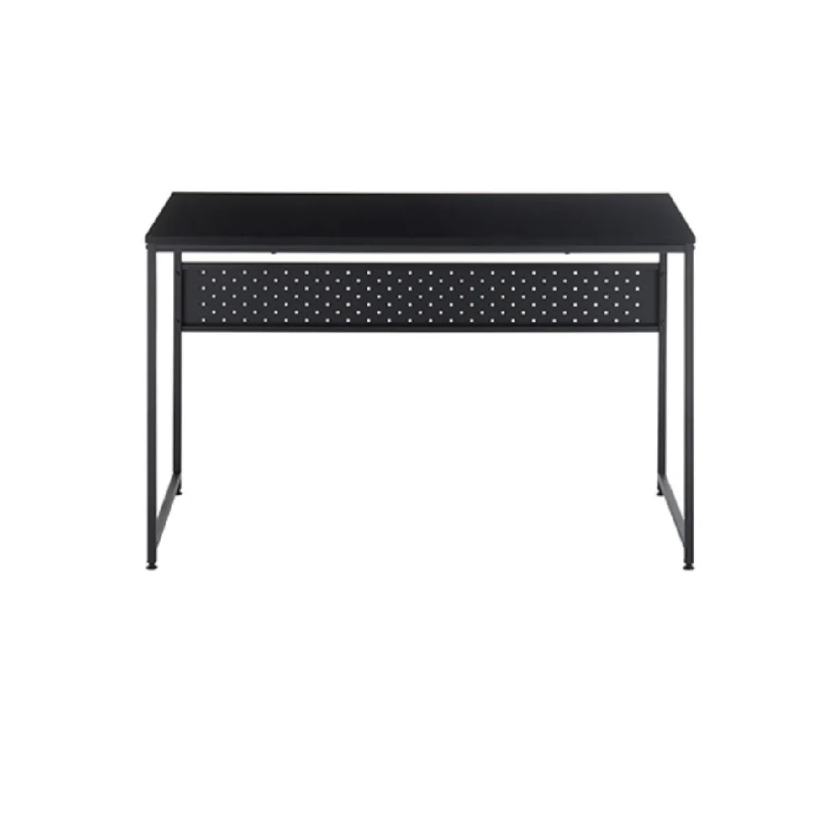 Table de bureau / pieds en métal coloris noir - Longueur 120 x Hauteur 74 x Profondeur 60 cm