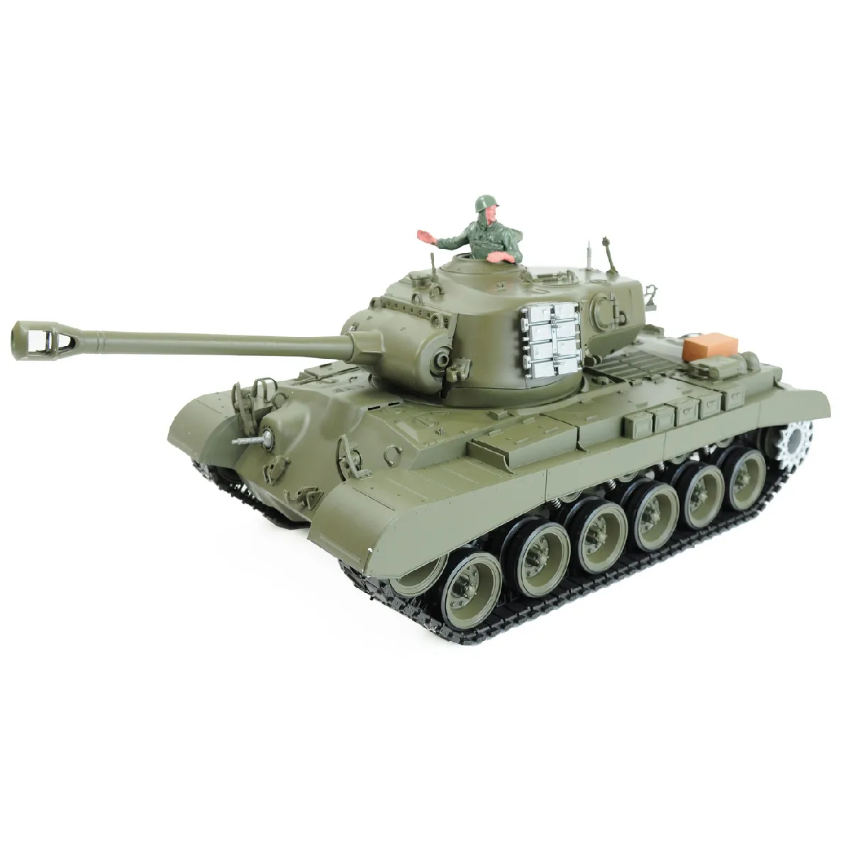 Char RC US M26 Pershing Son Fumée 2.4Ghz AMEWI QC Edition